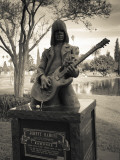 Tombstone of Johnny Ramone in Hollywood Forever Cemetery  Santa Monica Boulevard  Hollywood