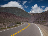Road Leading Towards Salinas Grandes  Rn 52  Purmamarca  Quebrada De Humahuaca  Argentina