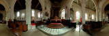 360 Degree View of a Church Interior  St Martin's Church  Veules-Les-Roses  Seine-Maritime