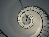 Spiral Staircase in a Lighthouse  Cabo Santa Maria Lighthouse  La Paloma  Rocha Department  Uruguay