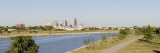 River with Skyscrapers in the Background  Oklahoma River  Oklahoma City  Oklahoma  USA