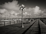 Lamppost on the Jetty  Colonia Del Sacramento  Uruguay