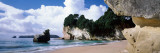 Rock Formations on the Beach  Cathedral Cove  Coromandel Peninsula  North Island  New Zealand