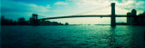 Bridge Across a River  Brooklyn Bridge  East River  Brooklyn  New York City  New York State  USA