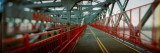 Road Across a Suspension Bridge  Williamsburg Bridge  New York City  New York State  USA