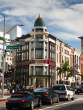 Traffic on a Road  Rodeo Drive  Beverly Hills  Los Angeles County  California  USA