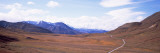 Landscape with a Mountain Range in the Background  Alaska Range  Denali National Park  Alaska