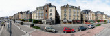Traffic on Road in a City  Dieppe  Seine-Maritime  Normandy  France