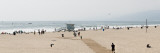 Tourists on the Beach  Santa Monica Beach  Santa Monica  California  USA