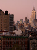 Skyscrapers in a City  Empire State Building  Manhattan  New York City  New York State  USA