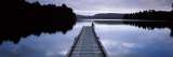 Pier in a Lake  Lake Mapourika  South Island  New Zealand