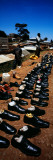 Man Selling Shoes in a Shanty Town  Kibera  Nairobi  Kenya