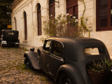 Vintage Cars Parked in Front of a House  Calle De Portugal  Colonia Del Sacramento  Uruguay