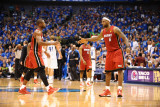 Miami Heat v Dallas Mavericks - Game Three  Dallas  TX -June 5: Dwyane Wade and LeBron James