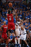 Miami Heat v Dallas Mavericks - Game Four  Dallas  TX -June 7: LeBron James and Jason Terry