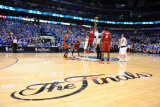 Miami Heat v Dallas Mavericks - Game Four  Dallas  TX -June 7: Joel Anthony and Tyson Chandler
