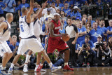 Miami Heat v Dallas Mavericks - Game Three  Dallas  TX -June 5: LeBron James  Shawn Marion and Tyso