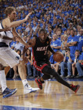 Miami Heat v Dallas Mavericks - Game Five  Dallas  TX -June 9: Dwyane Wade and Dirk Nowitzki