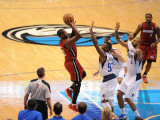 Miami Heat v Dallas Mavericks - Game Four  Dallas  TX -June 7: Dwyane Wade and DeShawn Stevenson