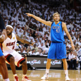 Dallas Mavericks v Miami Heat - Game Six  Miami  FL - June 12: Dirk Nowitzki