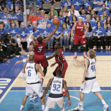 Miami Heat v Dallas Mavericks - Game Three  Dallas  TX -June 5: Dwyane Wade and Jason Kidd