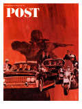 "The Kennedy Assassination " Saturday Evening Post Cover  January 14  1967