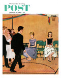 "Who Will He Ask " Saturday Evening Post Cover  January 30  1960