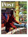 "Mumps " Saturday Evening Post Cover  May 20  1944