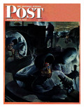 "Tank Factory " Saturday Evening Post Cover  November 20  1943