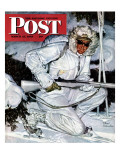 "Ski Patrol Soldier " Saturday Evening Post Cover  March 27  1943