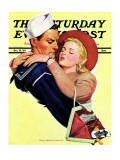 "Soldier or Sailor " Saturday Evening Post Cover  October 19  1940