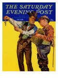 "Not a Keeper " Saturday Evening Post Cover  June 7  1941