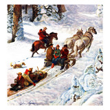 "Winter Sleigh Ride " December 17  1949