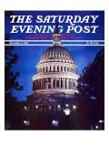 "Capitol Hill " Saturday Evening Post Cover  November 2  1940