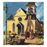 "Church Belfry Repair " April 20  1946
