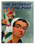 "Ugly Tie " Saturday Evening Post Cover  May 23  1942