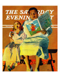 "Jack And The Beanstalk " Saturday Evening Post Cover  February 3  1940