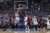Miami Heat v Dallas Mavericks - Game Four  Dallas  TX -June 7: LeBron James and Jason Kidd