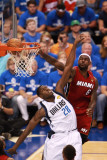 Miami Heat v Dallas Mavericks - Game Three  Dallas  TX -June 5: LeBron James and Ian Mahinmi