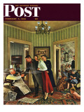 "Meeting the Date " Saturday Evening Post Cover  February 5  1949