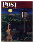 "Lovers' Lane  Falls City  Nebraska " Saturday Evening Post Cover  May 24  1947