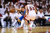 Dallas Mavericks v Miami Heat - Game Six  Miami  FL - June 12: Jose Barea and Eddie House