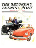 "New & Old " Saturday Evening Post Cover  September 1  1971