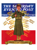 "You're in the Army Now"  Saturday Evening Post Cover  February 1  1941