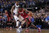 Miami Heat v Dallas Mavericks - Game Four  Dallas  TX -June 7: LeBron James and DeShawn Stevenson