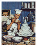 "Icing the Wedding Cake " June 16  1945