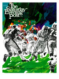 "Inside Pro Football " Saturday Evening Post Cover  September 21  1968