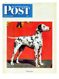 "Dalmatians " Saturday Evening Post Cover  July 17  1943