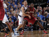 Miami Heat v Dallas Mavericks - Game Four  Dallas  TX -June 7: LeBron James and Jason Kidd