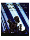 "Anti- Aircraft " Saturday Evening Post Cover  March 7  1942